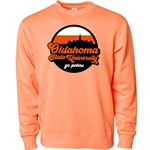 USCAPE MELON GROOVY CREW SWEATSHIRT