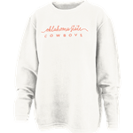 CAMPUS VIBES IVORY COMFY CORD CREW