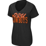 BLACK V NECK SCIENCE GUY TEE
