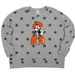 GREY COZY STARS ALIGN PULLOVER