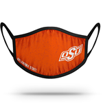 OKLAHOMA STATE EAR LOOP FACE MASK
