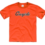 YOUTH COWGIRLS SCRIPT TEE