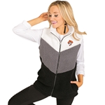 GAMEDAY COUTURE ON POINT POLAR FLEECE ZIP VEST