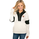 GAMEDAY COUTURE BLOCKED IN 1/2 ZIP PULLOVER