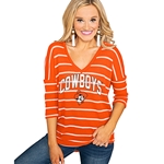 GAMEDAY COUTURE RIGHT ON THE LINE TOP