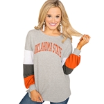 GAMEDAY COUTURE TRIPLE THREAT COLORBLOCK TOP