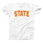 WHITE STATE SIMPLE TEE