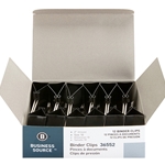 BINDER CLIPS - 2 INCH, BOX OF 12