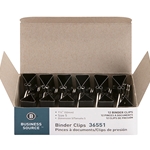 BINDER CLIPS - 1.25 INCH, BOX OF 12