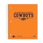 OSU COWBOYS - 3 SUBJECT SPIRAL NOTEBOOK