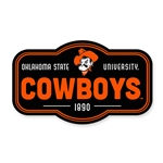 OSU COWBOYS 1890 WOOD MAGNET