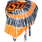 ORANGE/BLACK TIE DYE BANDEAU