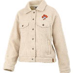 CREAM SHERPA BUTTON UP JACKET