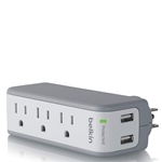 BELKIN SURGEPLUS 3-OUTLET MINI SURGE PROTECTOR
