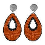 PETE DANGLE SEED BEAD EARRING