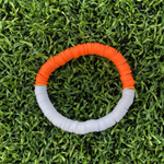FAN GLAM ORANGE/WHITE SOLO BRACELET
