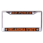 GO POKES LICENSE PLATE FRAME