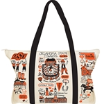 OSU JULIA GASH NATURAL WEEKEND BAG