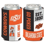 OKSTATE COWBOYS COLOR BLOCK COOZIE