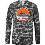 USCAPE FAR OUT CRINKLE TIE DYE LONG SLEEVE TEE