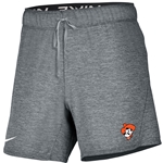 NIKE HEATHER GRAY KNIT ATTACK SHORT