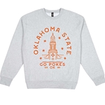 USCAPE HEATHER GREY HEAVY SWEATSHIRT