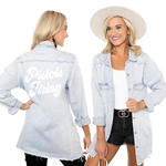 LIGHT DENIM FIGHT ON SHACKET