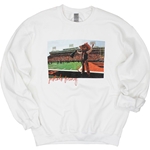 WHITE SWEATSHIRT W/ STADIUM SCENE