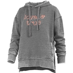 BLACK VINTAGE HOODIE LOYAL AND TRUE