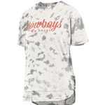 BLACK/WHITE CLOUD DYED TEE GO POKES