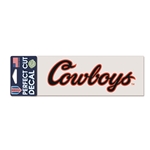 COWBOYS SCRIPT 3X7 DECAL