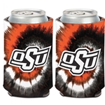 OKSTATE COWBOYS TIE DYE CAN COOLER