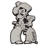 PISTOL PETE METAL AUTO EMBLEM