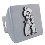 PISTOL PETE SILVER HITCH COVER