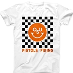 WHITE TRI BLEND SMILEY FACE TEE