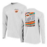 COMFORT COLORS WAVY STARS LONG SLEEVE TEE