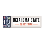 OKLAHOMA STATE EQUESTRIAN 3X7 DECAL