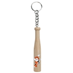 BATTING PETE 4" WOOD BAT KEYCHAIN