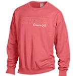 CORAL COWBOYS OKLAHOMA STATE EMBROIDERED CREWNECK
