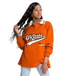 ORANGE HAPPY HOUR KNIT PULLOVER