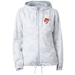COLUMBIA WHITE PATTERNED FLASH FORWARD WINDBREAKER