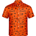 USCAPE MAYOR CAMPUS PRINT BUTTON DOWN