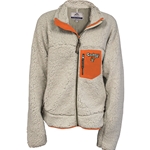 ORANGE TRIM SHERPA FULL ZIP COWBOYS