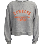 GRAY INSIDE OUT FLEECE CREWNECK