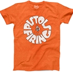 GROOVY CIRCLE ORANGE TRI-BLEND TEE