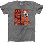 STACKED GRAY TRI-BLEND TEE