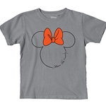 GIRLS MOUSE LINE MINNIE TEE