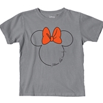 GIRLS MOUSE LINE MINNIE TEE