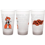 ALMA MATER 16 OZ. FROSTED PINT GLASS
