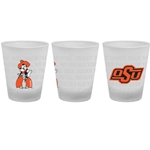 ALMA MATER 1.5 OZ. FROSTED SHOT GLASS